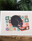Cosy Cat on Quilt Card