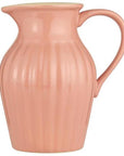 Stoneware Jug / Coral Almond