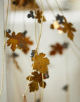Brass Leaf Hanging Decoration