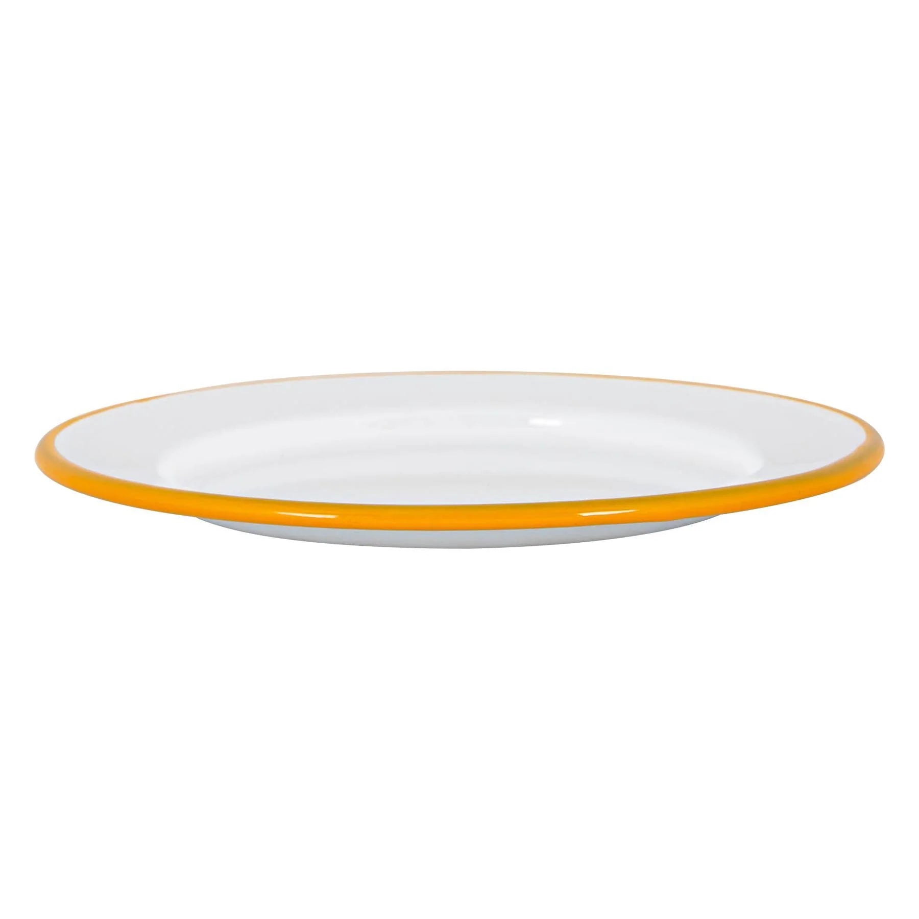 Yellow Enamel Plate 20cm