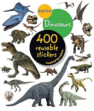 Eyelike Dinosaurs: 400 Reusable Stickers