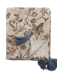Yoti 100% Cotton Floral Printed Throw