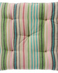 Seat Cushion / Muti-colour Stripes