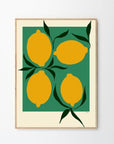 Green Lemon Print By Anna Mörner / Two Sizes