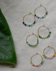 Cressida Beaded Hoops