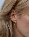 Wiggle Gold Earrings / Small