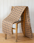 Brown Check Cotton Quilt
