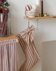 Bow Stocking / Winter Berry Stripe