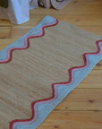 Sky Wave Jute Runner Rug 2 x 6 ft