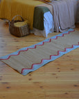 Sky Wave Jute Runner Rug 2 x 6 ft