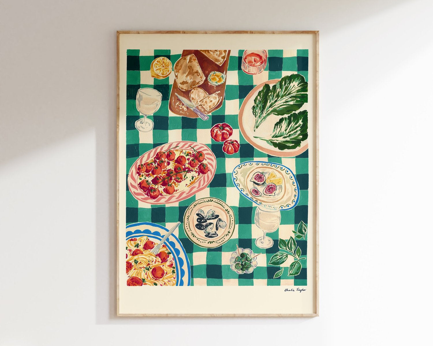 Evening Alfresco - Charlie Taylor A3