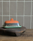 HKliving 70s Ceramics: Butter Dish, Meteor
