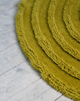 HKliving Round Woolen Rug / Seaweed