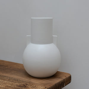 HKliving White Matte Vase