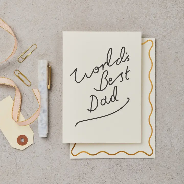 World's Best Dad Card