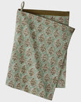 Sage Green Samira Floral Tea Towel