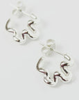Wiggle Silver Earrings / Small