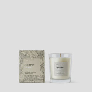 Linen Large Candle