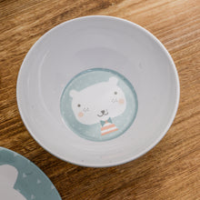 Load image into Gallery viewer, Petit Monkey Bear Melamine Bowl in Various Colours