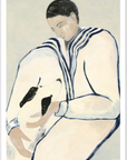 Man and Dog by Sofia Lind / Sizes