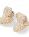 Teddy Baby Booties in Sand / Various Sizes