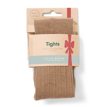 Load image into Gallery viewer, Cable Knit Tights in Brown / Various Sizes