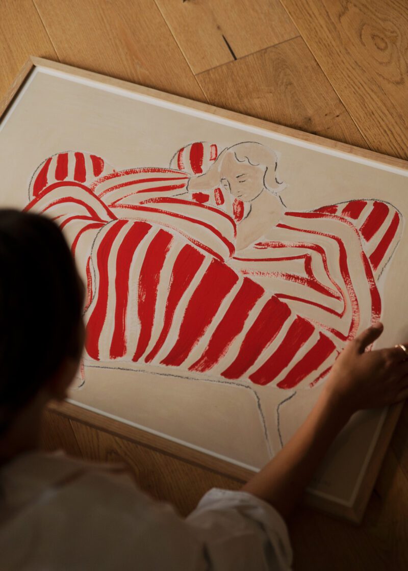 Red Chair By Sofia Lind in Various