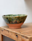 Clay Green Drip Glazed Bowls / Sizes