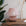 Large Glass Mushroom Lamp / Rose