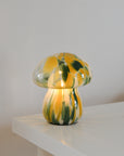 Mushroom Portable LED Lamp / Green Brown White