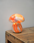 Mushroom Portable LED Lamp / Orange. White, Purple