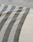 Recycled Cotton Throw / Pine Stripe