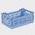 Mini Folding Crate / Baby Blue