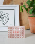 Pink 'Baby' Card