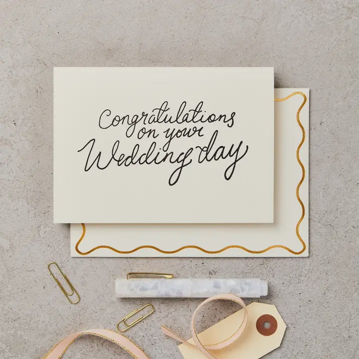 Congratulations On Your Wedding Day Greeting Card