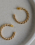 Diana Rope Hoop Earrings