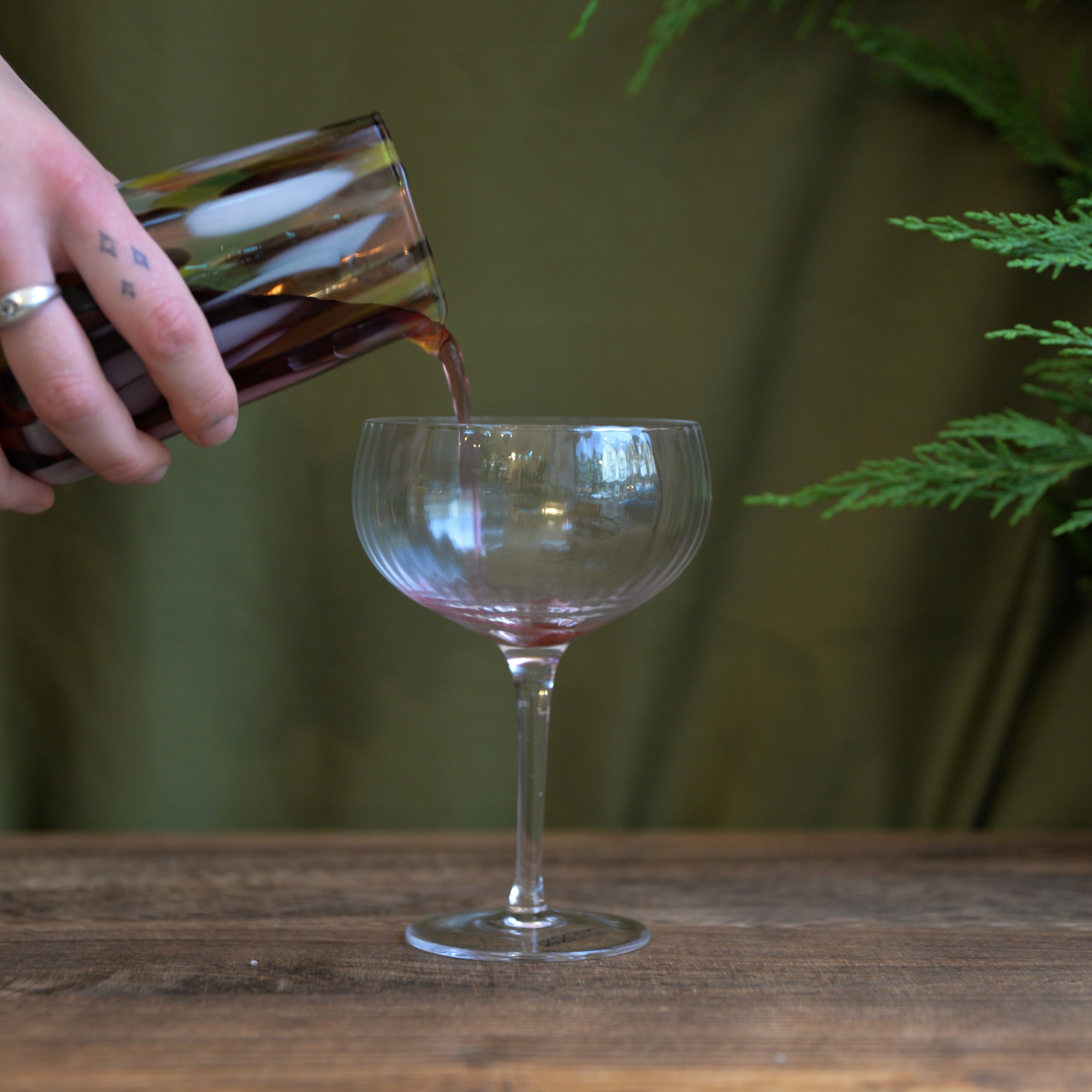 Astrid Round Champagne or Cocktail Glass