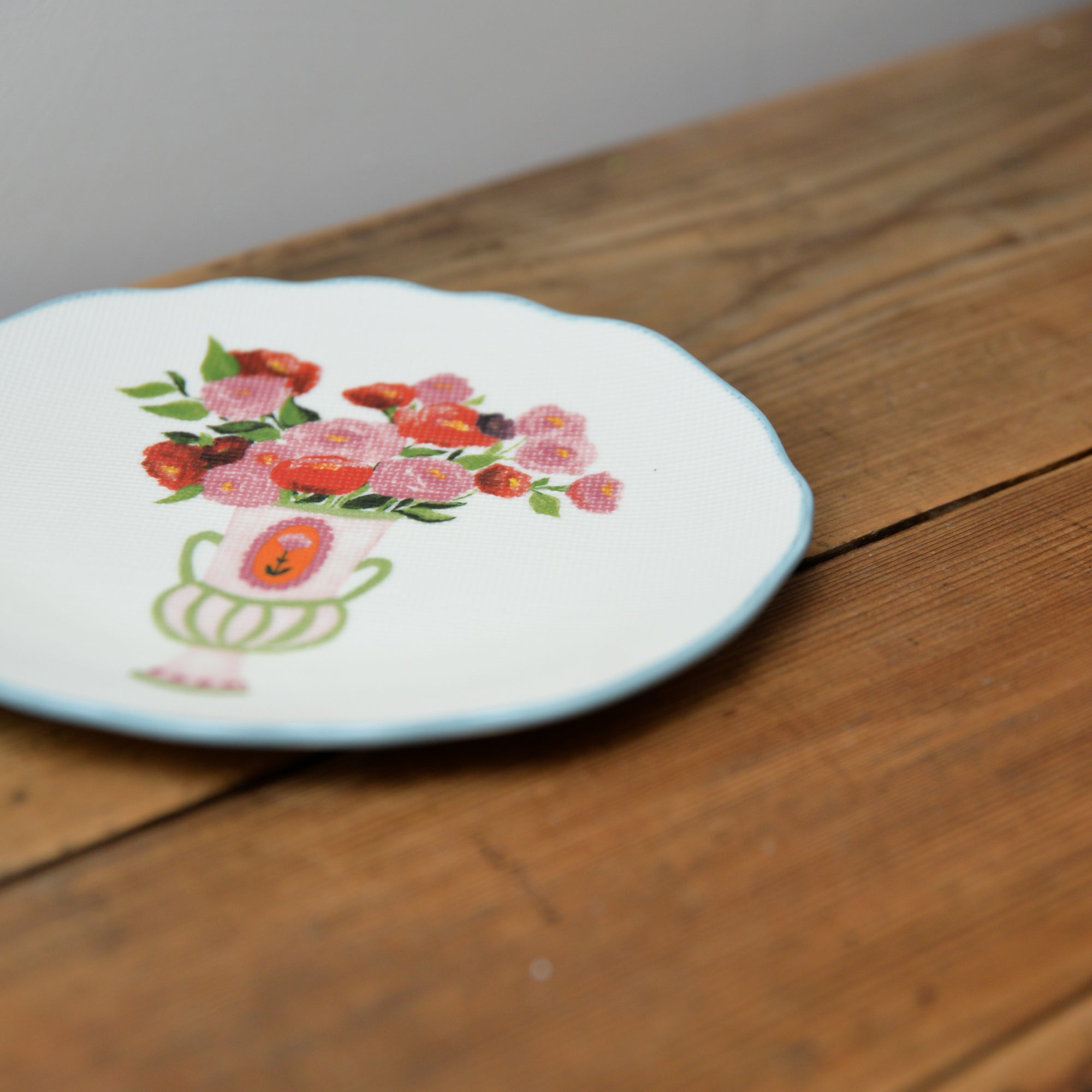 Dorothy Rose Plate / Blue