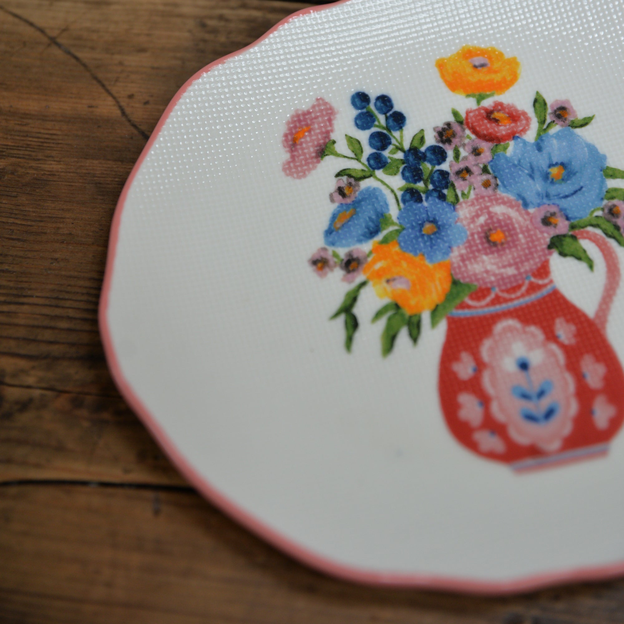 Dorothy Rose Plate/ Pink