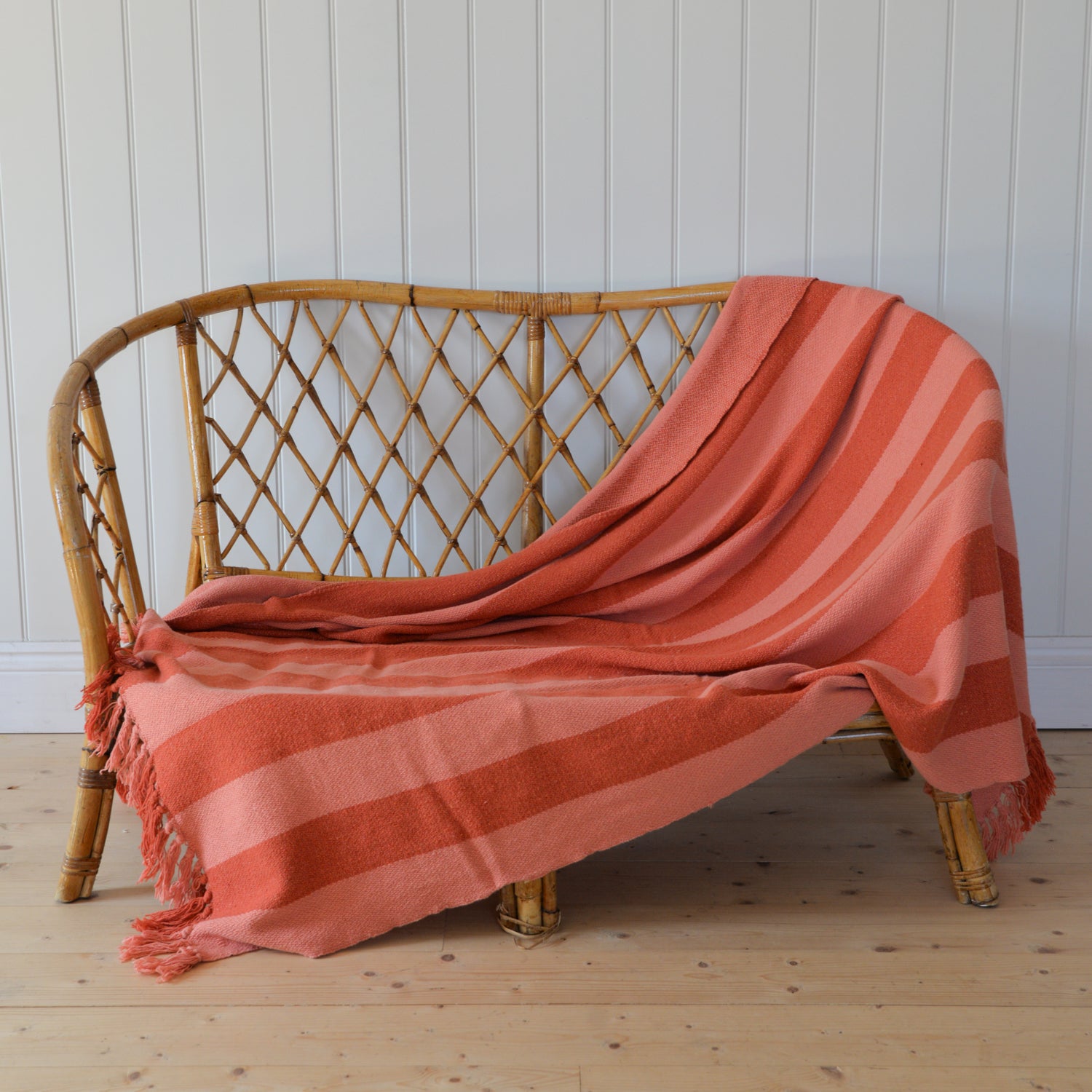 Frello Orange Stripe Throw