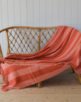 Frello Orange Stripe Throw