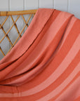 Frello Orange Stripe Throw