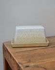 Glazed Butter Dish / Beige