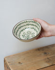 Green Floral Ceramic Small Bowl