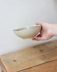 Green Floral Ceramic Small Bowl