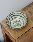 Green Floral Ceramic Small Bowl