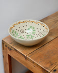Heikki Brown and Green Ceramic Small Serving Bowl