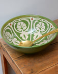 Heikki Green Patterned Ceramic Serving Bowl