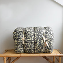 Load image into Gallery viewer, Kamala Floral Bench Cushion in Black and White