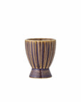 Latina Ceramic Egg Cup / Purple Brown